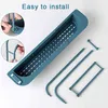 Kitchen Sink Drain Rack Creative PP Gel age Tableware Sponge Soap Drying Telescopic Holder Storage Basket 211112