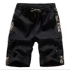 Män Cargo Shorts Sommar Camo Korta byxor Masculino Sport Bomull Sweatpants Mens Pocket Plus Size M-8XL Homme ETE B0712 210518