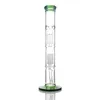 15.7" bongs twee lagen acht arm boom dubbele perc waterpijp waterpijp prachtige zware bong pijpen