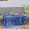 Warm Blanket Home Textile Flannel Weighted Blanket Super Soft Blankets Throw On Sofa/Bed/ Travel Solid Bedspread Large F0270 210420