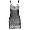 Nxy sexy lingerie zwarte vrouwen jurk transparante kant holle nacht slijtage dames nachtkleding ondergoed erotic1217