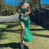Halter Backllong Summer Sukienki dla kobiet 2021 Boho Maxi Drbohemian Sexy Eleganckie Długie Party DRBEACH Nosić x0529