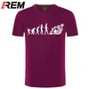 Yaz Moda Serin Tee Gömlek Evrim Motosiklet Motosiklet T-shirt Rahat T-shirt 210629