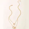 Tocona New Trendy Butterfly Key Pendant Necklace for Women Chrams Gold Wafer Alloy Metal Party Jewelry Accessories Collar G1206