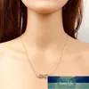 Neue winzige Unendlichkeits-Kristall-Anhänger-Halsketten für Frauen, Halsband, Glückszahl Acht, geometrische Gold-/Silber-Farbe, lange Halskette