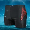 Costumi da bagno da uomo Pantaloni stampati con fiamma Pantaloni estivi da spiaggia sexy Costumi da bagno elasticizzati Costume da bagno Mutandine da bagno Slip da boxer