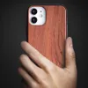 Custodie per cellulari con paraurti in legno di bambù con bordo dentellato TPU Cover posteriore per tutto il corpo per iPhone 15 14 Plus XS XR 11 Pro Max 12 13 Mini SE2 Samsung S24 S23 Note 10 20 Ultra OnePlus 7T-Blank