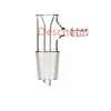 250 ml 24/29 Glas Buchner Trechter Grof Filter W / 10mm Slangadapter Lab Glassware Supplies