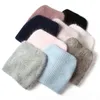 Visrover 9 Colorways Rabbit Bont Kat Oren Vrouw Winter Hoed Effen Kleur Herfst Mutsen Patched Warm Soft Bonnet Skullies Gift 211119