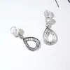 2020 Original 925 Sterling Silver T Shape THEND DILANTE Brincô Jóia Partido de festas de casamento Brincos para mulheres Presente de noiva11054539078392