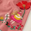 Little Maven Girls Dress Vêtements floraux élégants 100% coton Matériau doux Kids Love Casual pour les enfants de 2 à 7 ans 211029
