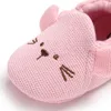 Pierwsi Walkers 0-18m Kapcie Dzianiny Dzianiny Born Baby Toddler Buty Anti-Slip Boy Girl Cute Little Kids Prewalker