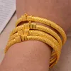 24k armband etiopian guld färg armband för kvinnor bijoux femme afrikanska Mellanöstern Dubai Halloween bröllopsfest smycken
