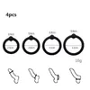 Dispositivi di castità sessuale NXY Anello del pene in gomma siliconica eiaculazione ritardata erezione giocattolo di castità maschile adulto blocco dello sperma 1206