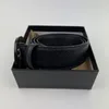 Designer high quality men's leather belt with printed letters women's belts fashion buckle 3.8cm