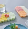 Honeycomb Ice Cube Hemlagad Silikonmodell DIY Ice Cube Brickor Mögel Ice Candy Cake Pudding Chocolate Whiskey Moulds Tool