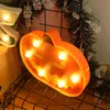 Halloween LED Luzes Horror Abóbora Ghost Bat Spider Night Ornamento de Luz Balloweenday Partido Props Home Bar Bar Table Lamp Decorações