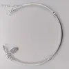 1pcs Drop Shipping Smycken 925 Sterling Silver Armband Kvinnor Snake Chain Charm Pärlor Satser för Pandora med Logo Ale Bangle Barn Födelsedagspresent 590728