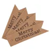Merry Christmas Gift Tags Candy Bag Box Hang Papier Tags Label Xmas Gift Craft Card String Christmas Tree Decoration