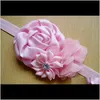 Bebé meninas crianças lindas rosas pérolas bandas flores vintage bonito bandbands infantil fwpfe 4ztzm