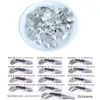 Dekoracje grafiki paznokci 14400pcs w pakiecie luzem Whole Flatback LT Sapphire Non Fix Glitter Rhinestones SS3-SS20 dla H1052279J