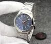 Black Dial Aqua Terra 150M Limited Watch 41 -мм квартальная батарея питания океанская нержавеющая сталь