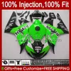 100% Fit Inpressionsform för Honda Body CBR 1000 RR CC 1000RR 1000cc 06-07 Bodywork 59No.68 CBR1000 RR CBR1000RR 06 07 CBR1000-RR 2006 2007 OEM Fairing Kit Green Glossy