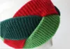 デザイナー弾性ウールヘッドバンドホットニット 3 色撚りヘアバンド男性と女性のための冬暖かいヘッドバンド Headwrap S838