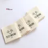 Custom garment accessories organic cotton labels clothing label sewing tag