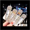 Crystal Rhinestone Clips Lady Wedding Party Bling Pins Fashion Girl Barrettes Woman Hair Sieraden Groothandel Epacket 5