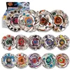 Beyblade 버스트 세트 장난감 Beyblades toupies 경기장 Bayblade 금속 퓨전 4D 런처 회전 탑스 블레이드 블레이드 장난감 크리스마스 선물