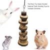 Jouet à mâcher pour animaux de compagnie, jouets de meulage de dents en bois de pomme pour Hamster Chinchilla petits animaux, jouets à mâcher, accessoires de Cage 4952656