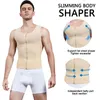 Camisa de compressão forte do corpo dos homens para esconder o shaper Shaper Slimmation Fit Slimt Slim Corset para homens