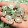 Cyan Phantom incluiu Clear Quartz Crystal Tumbled Stones Arts Artesão de 7-12mm Mini Freeform Polded Lodolite Garden Gemas