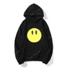 Varm hoodie smiley mens kvinnor designers leende tryckning pull-over hoodies kläder vit svart grå gul långärmad pullover kläder huva tröja storlek s-xl