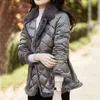 Winter Dames Plus Size Padded Jassen Mode Katoen Gevoerd Kleding Faux Mink Haar Patchwork Warm Parkas Jassen Vrouw 211130