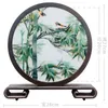 Gift Chinese stijl Handcrafts Decoratie Home Woonkamer Tafel Ornamenten Handwerk Zijde Borduurwerk Wenge Frame met Doos