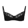 Hommes Gay Érotique Bras Sissy Vêtements De Nuit Réservoir Lingerie Pour Hommes Sexy Sous-Vêtements Lisse Fil- Bralette Dentelle Ourlet À Bretelles Soutien-Gorge Top Sets201N