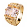 FDLK Vintage Royal Family Natural Crystal Blue Crystal Ring Gold Color Men039s Wedding Ring Storlek 7 8 9 10 11 12 13 141268859