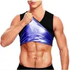 Shapers do corpo masculino Shaper de sauna Shapewear Get Gym Gym Top Sweat Slimmming Men instantaneamente molda os coletes de fitness slims orkout