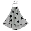 2020 Summer Girls Robe Fête Princess Robes Bébé Gril Vêtements Enfants Robe De Mode Brand Enfants Costume Impression Q0716