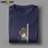 Genshin Impact Chibi Peeker Boy T-shirts Hommes Mode Pur Coton T-shirt O Cou À Manches Courtes T-shirts Nouvelle Arrivée Vêtements Y0901