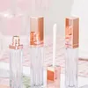 5ml diy lipgloss plástico caixa de embalagem garrafas recipientes vazios rosa ouro lipgloses tubo cílio cílios recipiente mini brilho labelo garrafa dividida