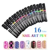 16PCS/LOT 3D PAWET PEN PEN SALON 16 Kolory