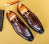Бренд дизайнер мужчин платье обувь 2020 натуральная кожаная пряжка монап ремешок коричневый темно-серый офис Party формальная мужская Оксфордская обувь