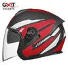 Capacete de motocicleta face aberta dual lente visores moto bicicleta elétrica homens mulheres verão scooter motorbike capacetes