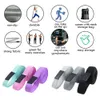 3 Niveaus Lange Stof Resistance Bands Home Fitness Pull Up Assist Booty Hip Workout Loop Elastische Bands Yoga Gym Training Oefening H1026