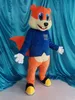Orange Squirrel Mascot Costume Fancy Dress For Halloween Carnival Party support customization