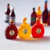 5Pcs/set 1/12 Dollhouse Miniature Accessories Mini Wine Bottle Simulation Drinks Model Toys for Doll House Decoration