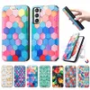 Mobiele telefoon hoesjes voor Samsung voor iPhone 13 Kaart Portemonnee Flip Holster Valbescherming Cover Leer Magnetische Flip Bucklet Opvouwbare beugel Hoge kwaliteit